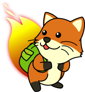 foxkeh, the Japanese Firefox mascot by Mozilla